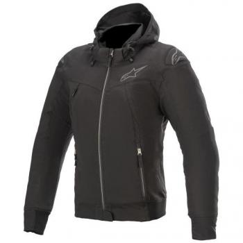 Chaqueta con capucha Alpinestars Stella Sektor V2 Tech para mujer en color negro, sudadera con capucha de motocicleta