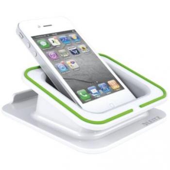 Leitz Soporte de sobremesa, Para iPad/tableta, Posición horizontal y vertical, Blanco, Complete, 62690001