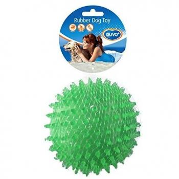 MASCOTAS NATUR - DUVO Juguete Perro TPR Bola Erizo (Grande 12 cm)
