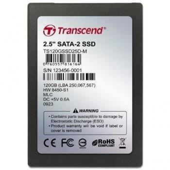 Transcend TS120GSSD25D-M - Disco duro sólido interno SSD de 20 GB
