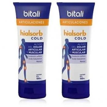 HIALSORB COLD Crema para el dolor muscular Pack 2 x 100 ml