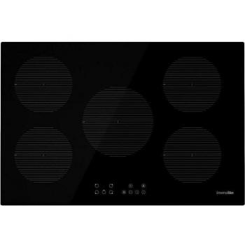 Universal Blue Meissa 4073 Placa de Inducción 5 Zonas Cocción Encimera Táctil Temporizador 8800W Negro 5,5x76x51 cm