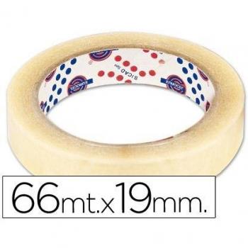 Cinta adhesiva eurocel 66 mt x 19 mm