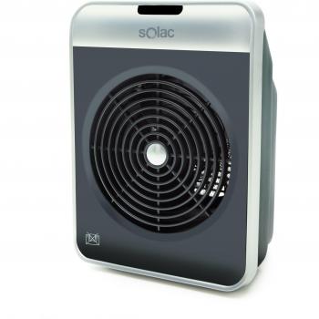 Solac TV 8430 Termoventilador, 2000 W, Vertical protección, 1300 W, Gris y Plata