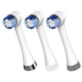Waterpik Cabezales de Cepillo Triple Lavado, Cabezales de Repuesto para Cepillos Eléctricos de Cuidado Completo, Pack de 3