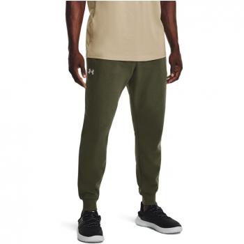Under Armour Men's Rival Fleece Logo Jogger Pants - Color: Marine OD Green / White, Size: S, Gender: Male