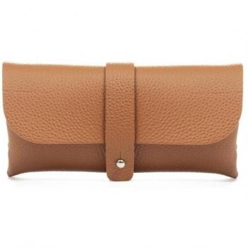 FIRENZE ARTEGIANI Argelato mini bolso de mano / cartera mujer. Piel auténtica Dollaro. Fabricado en Italia 16x4x8 Cm