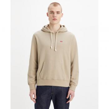 Levi's New Original Hoodie - Beige - XL - Casual Cotton Sweatshirt for Men