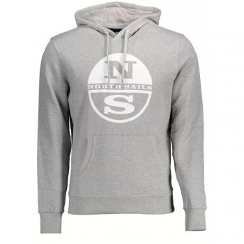 North Sails Certified Organic Cotton Hoodie Sweatshirt with Pockets - 3XL