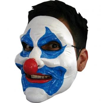 Máscara de payaso azul adulto Halloween