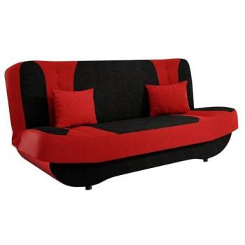 Sofá-cama Comfivo 239 con caja de ropa de cama Alova 04, dimensiones 190 x 94 x 90 cm