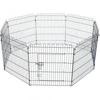 HOMCOM Parque Perros 8 Vallas