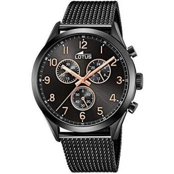Lotus Reloj Cronógrafo para Hombre de Cuarzo con Correa en Acero Inoxidable 18639/1