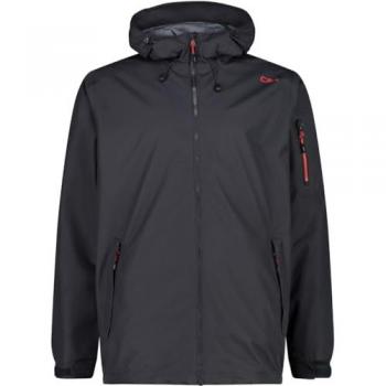 CMP Men's Anthracite Hooded Jacket - Size 5XL