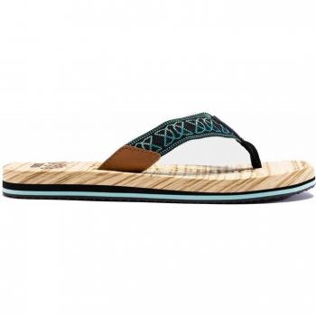 Chanclas Joma Lanzarote para Mujer en Color Celeste y Negro