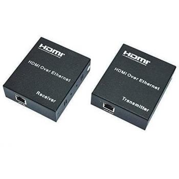 MP power @ HDMI extensor extender vía CAT 5e 6 cable hasta 100M 1080P HDTV 3D