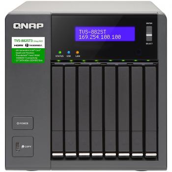 QNAP TVS-882ST3 NAS Torre Ethernet Negro - Unidad Raid