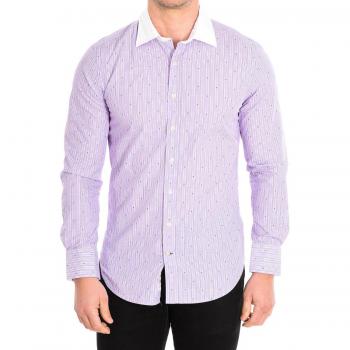 Camisa manga larga y cuello de solapa BOUSCAULT18 hombre