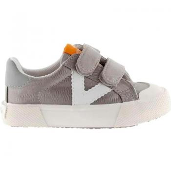 Zapatillas de Velcro Victoria para Niños y Niñas - Modelo 1065172, Deportivas de Niña y Niño VICTORIA DEPORTIVA 1065172 BASKET LONA GRIS