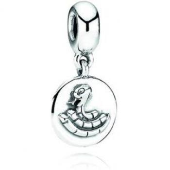 Charm Pandora Serpiente 79886 - Charm de plata con diseño del signo zodiacal chino