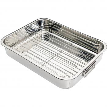 Kitchen Craft - Fuente de horno rectangular con rejilla
