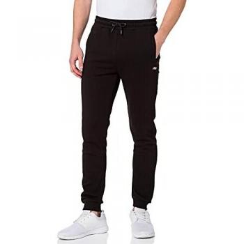 Fila Men's Edanc Black Fleece Sweatpants with Elastic Waist - Size XS