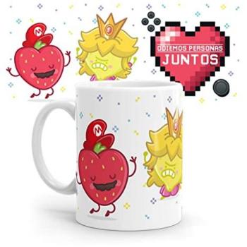 Taza Friki Odiemos Personas Roja - Resistente al Microondas y Lavavajillas