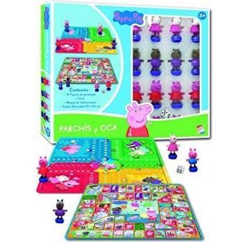 Cefa Toys- PARCHIS & OCA Peppa Pig Juguete, Multicolor, único