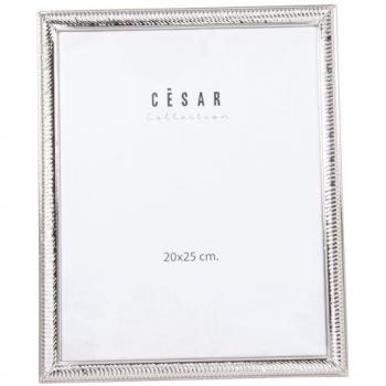 Marco de Fotos Alexandra House Living Plateado Metal 22 x 27 x 1 cm