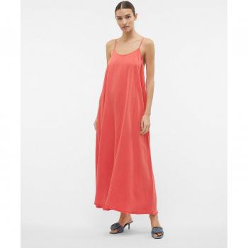 Vero Moda - Vestido largo sin mangas de tejido tencel fluido