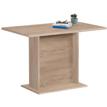 Mesa de comedor FMD color roble 110 cm Beige