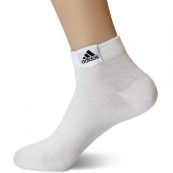 Adidas Ankle Plain T3p - Calcetines para hombre, color blanco, talla 43-46