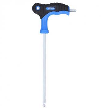 Llave Allen acodada con cabeza de bola y mango en T, tamaño 8,0 x 200 mm, modelo BT041008
