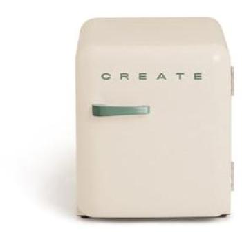 Frigorífico Retro Mini 48L Beige/Verde Eco Amigable R600a