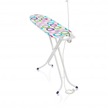 Leifheit 7303-Tabla de Planchar Classic M Plus, Compuesto, Multicolores, 41.5x8.3x153.5 cm