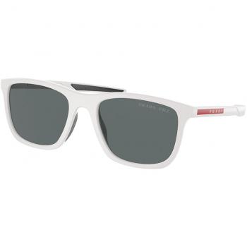 Prada Linea Rossa PS10WSF Asian Fit Polarized Men's Sunglasses White 54mm
