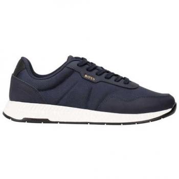 Boss Titanium Runn Men's Sneakers Dark Blue Size 42