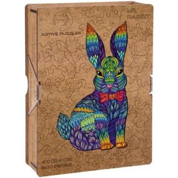 Active Puzzles - Puzzle de Madera Conejo Multicolor