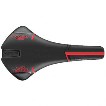 Selle San Marco Mantra Full-fit Racing – Sillín de Bicicleta, Unisex, Mantra Full-Fit Racing, Negro/Rojo, Wide / L1
