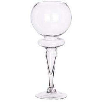 Candelabro de Cristal 12,5x14x40 cm - Elegante Complemento Decorativo para el Hogar