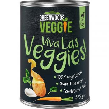Greenwoods Veggie con yogur, batatas, zanahorias y espinacas - 6 x 375 g