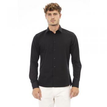 Baldinini Trend Black Cotton Shirt - S