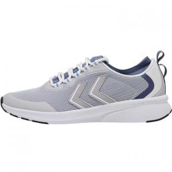 Hummel Flow Fit Unisex Sneakers - White/Ensign Blue, Size 37.5