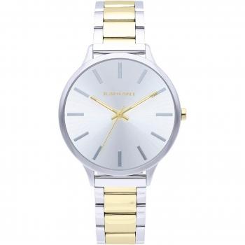 Radiant Reloj de Mujer Mykonos RA608204, 38mm, Esfera Plateada, Bitone IPG, Acero y Correa Plateada/Gris, Resistencia al Agua 3 ATM