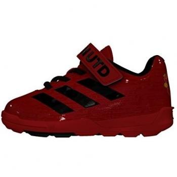 adidas MUFC EL I Zapatillas, Bebé-niños, Rojo, 23