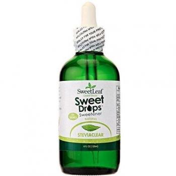 SweetLeaf Sweet Drops Liquid Stevia Sweetener, SteviaClear, 4 Ounce