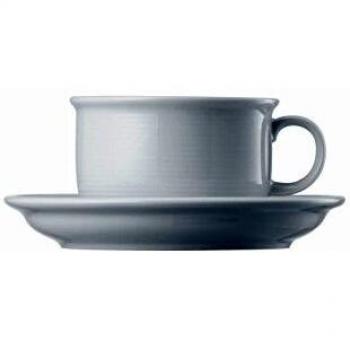 Thomas Trend - Set de 1 taza y platillos de desayuno, 0,40 l, color blanco