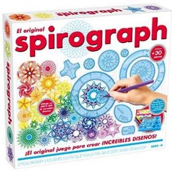 World Brands Spirograph Original, Kit Dibujo, Manualidades, Plantillas para Pintar, Mosaicos Infantiles, Aprender A Dibujar, Regalos para Niños, Multicolor