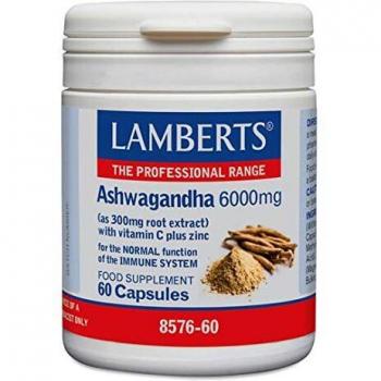 Lamberts Ashwagandha 6000Mg 60 Unidades 50 g