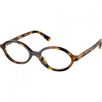Miu Miu Mu 01xv col. vau1o1 Donna Rotonda Tartaruga Eyewear, Vista Stylish Model Sunglasses, Brown unisex, Size: ONE SIZE